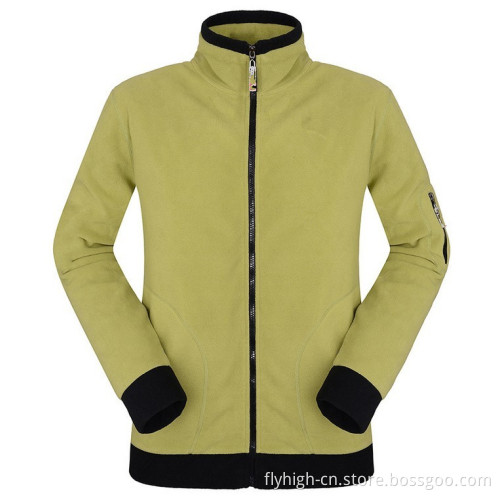 High Quality Polar Fleece Warm Zipper Casual Jacket